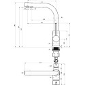 Смеситель Paulmark Es213011-WHCR для кухонной мойки