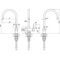 Смеситель Paulmark Heller He213218-431 для кухонной мойки, белый матовый