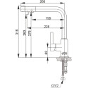 Смеситель Raiber RF6702 для кухонной мойки