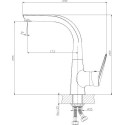 Смеситель Rossinka Z Z40-23U для кухонной мойки