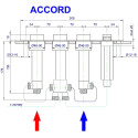 Смеситель Royal Bath Accord RB403 на борт ванны