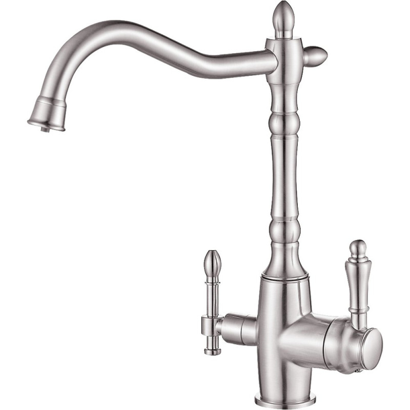 Смеситель Steel Hammer SH 812 Satin для кухонной мойки