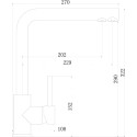 Смеситель Swedbe Selene Plus K8540K для кухонной мойки с фильтром