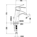 Смеситель TEKA Palma 653861210 для раковины