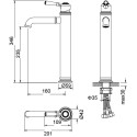 Смеситель Timo Arisa 5311/00F chrome для раковины