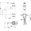 Смеситель Timo Arisa 5361/00F chrome для раковины
