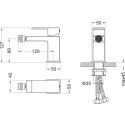 Смеситель Timo Selene 2062/17F для биде, золото