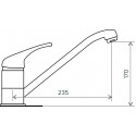 Смеситель Tolero R0200 белый