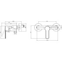 Смеситель Villeroy & Boch Architectura TVS10300100061 для душа