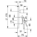 Смеситель Villeroy & Boch O.novo TVS10435300061 для ванны с душем