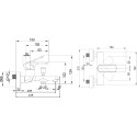 Смеситель Villeroy & Boch O.novo TVT10400100061 для ванны с душем