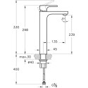 Смеситель VitrA Sento A42514EXP для раковины