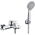 Смеситель Wasserkraft Lopau 3201 для ванны с душем