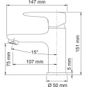Смеситель Wasserkraft Vils 5603 для раковины