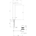 Смеситель Webert DoReMi DR830402015 для раковины, хром