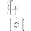 Термостат Axor ShowerSelect HighFlow 36711000 для душа