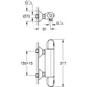 Термостат Grohe Grohtherm 1000 34814003 для душа