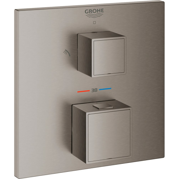 Термостат Grohe Grohtherm Cube 24154AL0 для душа, темный графит