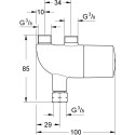 Термостат Grohe Grohtherm Micro 34487000 для раковины