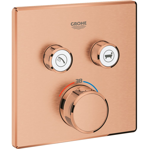 Термостат Grohe Grohtherm SmartControl 29124DL0 для ванны с душем, теплый закат