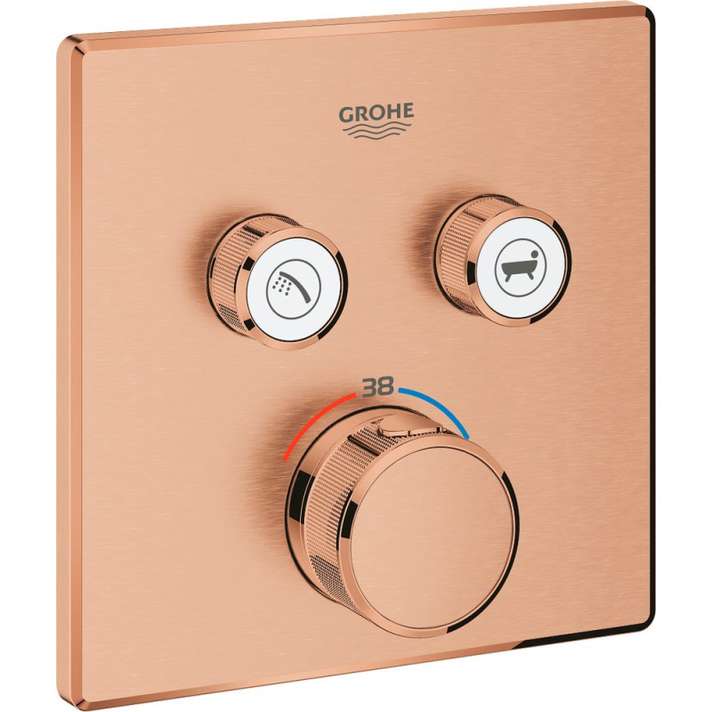 Термостат Grohe Grohtherm SmartControl 29124DL0 для ванны с душем, теплый закат