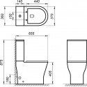 Унитаз-компакт BelBagno Acqua BB340CPR