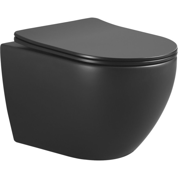 Унитаз подвесной Boheme Nero 961 безободковый
