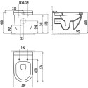 Унитаз подвесной Creavit Dream DR321