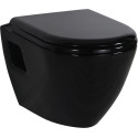 Унитаз подвесной Creavit Terra TP325 с биде, черный