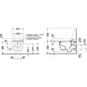 Унитаз подвесной Duravit ME by Starck 2528590000 с крышкой биде