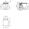 Унитаз подвесной Ideal Standard STRADA II T359601