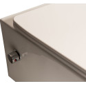 Унитаз подвесной SantiLine SL-5004SM-BD безободковый, с микролифтом