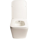 Унитаз подвесной SantiLine SL-5004SM-BD безободковый, с микролифтом