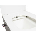 Унитаз подвесной SantiLine SL-5004SM-BD безободковый, с микролифтом