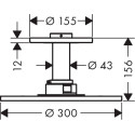 Верхний душ Axor ShowerSolutions 35301000