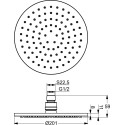 Верхний душ Ideal Standard IdealRain B9442AA