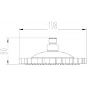 Верхний душ Milacio MC.002.BR