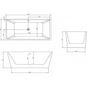 Акриловая ванна Abber AB9224-1.5