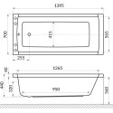 Акриловая ванна Excellent Aquaria 140x70