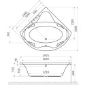 Акриловая ванна Excellent Konsul WAEX.KON15.ULTRA 150x150