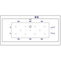 Акриловая ванна Excellent Pryzmat WAEX.PRY18.ULTRA 180x80
