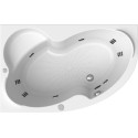 Акриловая ванна Radomir Vannesa Massage Ирма 169х110, с каркасом и экраном, актив, L