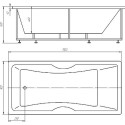 Акриловая ванна Акватек Феникс 190x90 FEN190-0000079