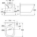 Биде подвесное Grohe Euro Ceramic 39208000