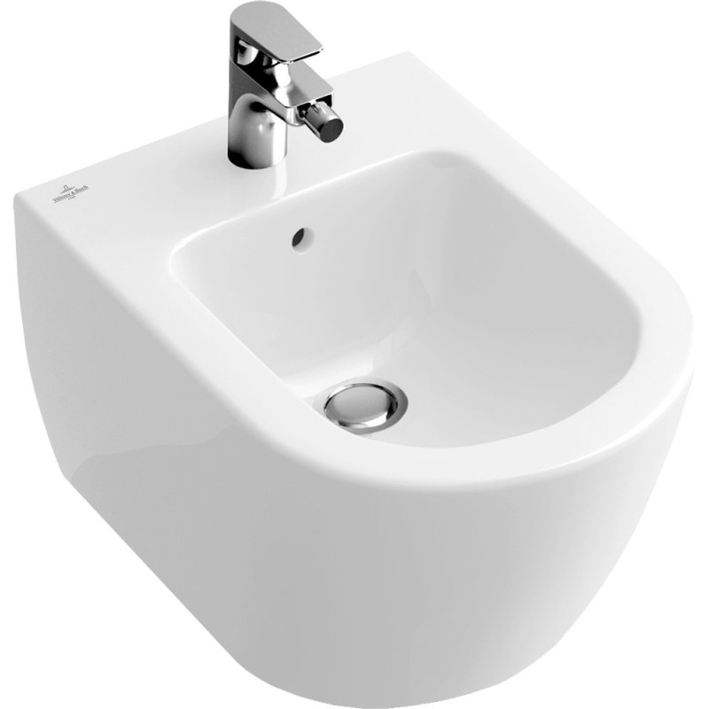 Биде подвесное Villeroy & Boch Subway 2.0 540600R1 alpin CeramicPlus