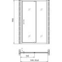 Душевая дверь в нишу Gemy Sunny Bay S28191A 100 см