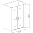 Душевая дверь в нишу Good Door Pandora SD-90-C-CH