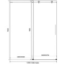 Душевая дверь в нишу Good Door Puerta WTW-120-C-CH