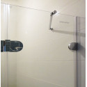 Душевая дверь в нишу GuteWetter Lux Door GK-002A правая 100 см стекло бесцветное, фурнитура хром