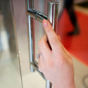 Душевая дверь в нишу GuteWetter Lux Door GK-002A правая 115 см стекло бесцветное, фурнитура хром